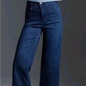 Pilcro Dark Blue Flare Jeans